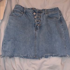 Mini Jean Skirt Pacsun